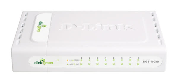 8-portowy przełącznik gigabitowy DGS-1008D