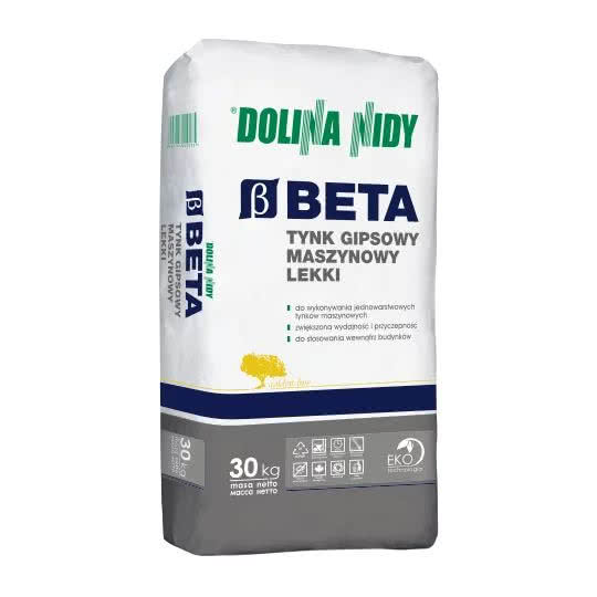 BETA - tynk gipsowy maszynowy lekki 