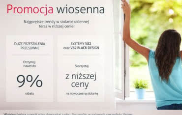 Energooszczędne systemy Vetrex V82 i V82 Black Design z wiosennym rabatem