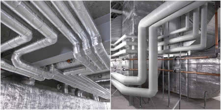 Przewody ocieplone otuliną z serii PAROC Hvac