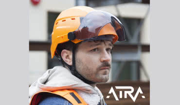 ATRA 40 - przemysłowy hełm ochronny z osłoną