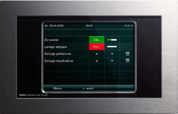 Panel Gira InfoTerminalTouch