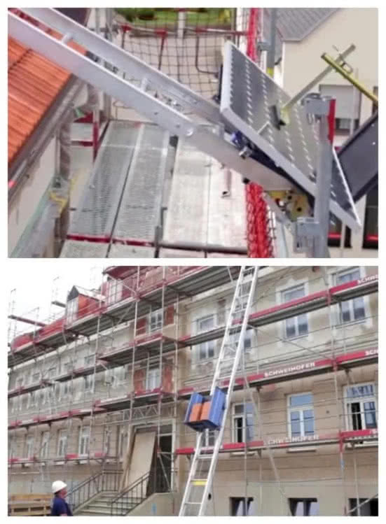 Winda dekarska GEDA Zi-Co Lift z napędem linowym